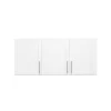 Prepac Elite Wall Cabinet with Panel Doors 12.75" D x 54" W x 24" H
