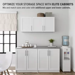 Prepac Elite Wall Cabinet with Panel Doors 12.75