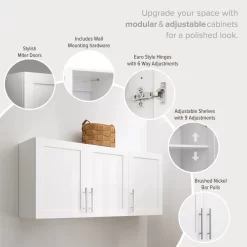 Prepac Elite Wall Cabinet with Panel Doors 12.75