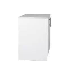 Prepac Elite White Storage Cabinet with Panel Doors 24.5