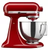 KitchenAid Deluxe 4.5 Stand Mixer, Empire Red with Flat Beater, Dough Hook, Whip