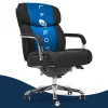 La-Z-Boy Sutherland Quilted Executive Office Chair with Padded Arms, Black