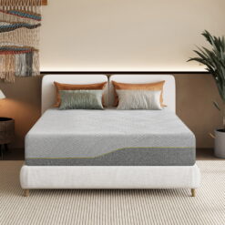 MLILY Ego Gray 14 inch Full Size Mattress, Gel Memory Foam Mattress in a Box