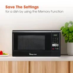 Magic Chef 1.6 Cubic Feet 1100 Watt Countertop Microwave