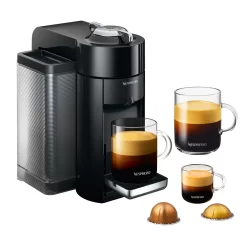 Nespresso Vertuo Coffee and Espresso Machine by De'Longhi, Piano Black