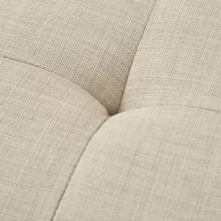 Mercury Row Petrin Wide Mid-Century Modern Lounge Chair, Cream