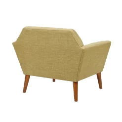 Mercury Row Petrin Wide Mid-Century Modern Lounge Chair, Pale Green