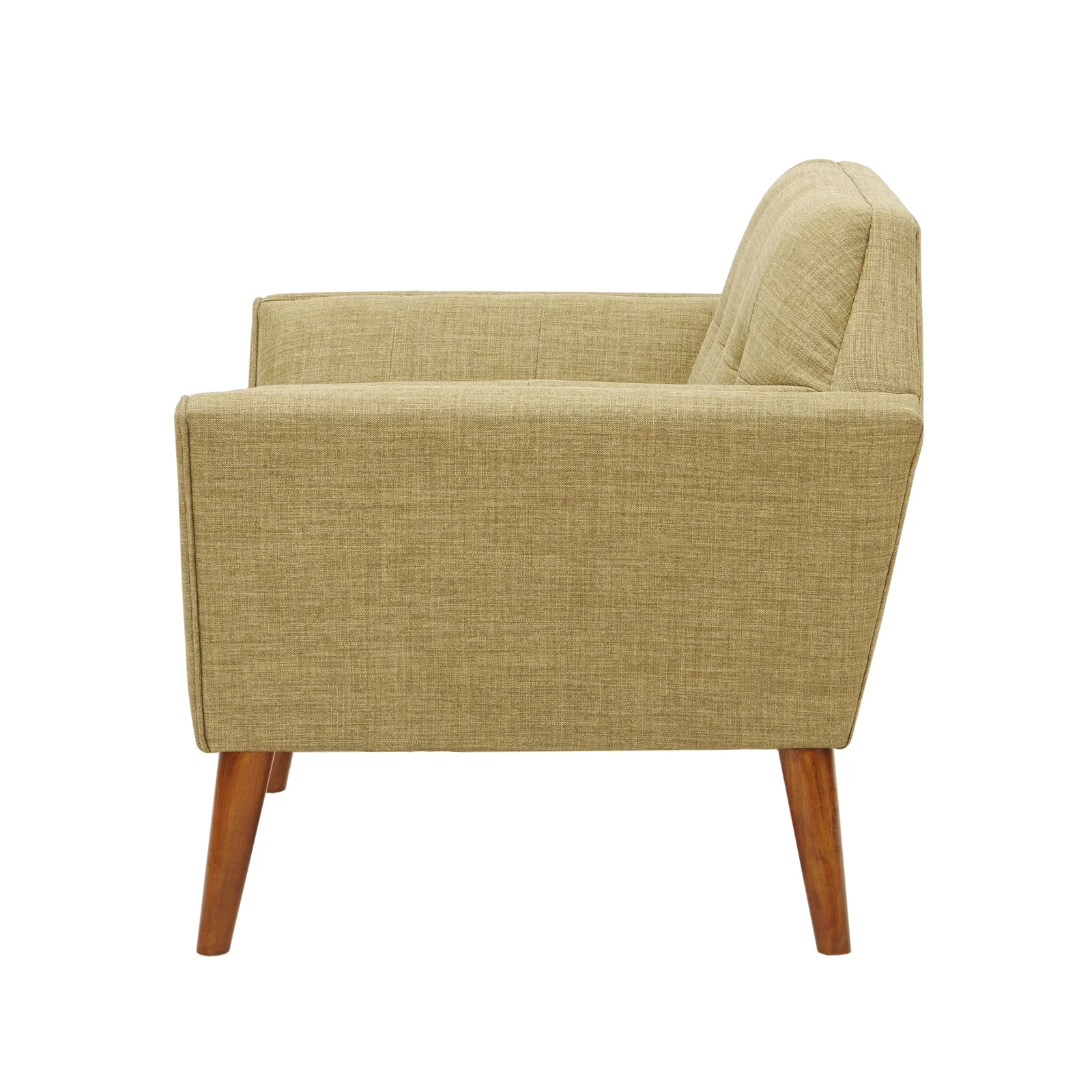 Mercury Row Petrin Wide Mid-Century Modern Lounge Chair, Pale Green