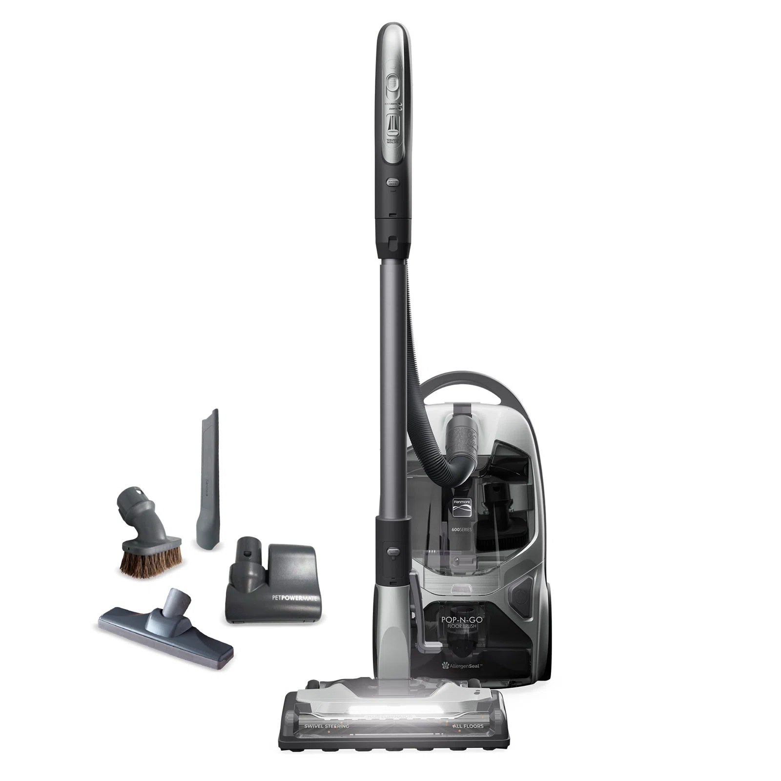 Kenmore Pop-n-go Bagged Canister Vacuum With Hair Eliminator Brushroll