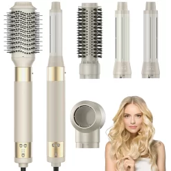 RACCOMB High Speed Hair Dryer Brush, 5 in 1 Blow Dryer Brush with Negative Ion
