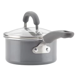 Rachael Ray Create Delicious Aluminum Nonstick Cookware Induction Cookware Set, 13-Piece, Gray Shimmer