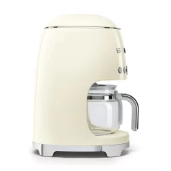 SMEG 50's Retro Style 10-Cup Drip Coffee Machine with Filter, Cream