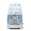 SMEG 50's Retro Style 10-Cup Drip Coffee Machine with Filter, Pastel Blue