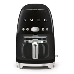 SMEG 50's Retro Style 10-Cup Drip Coffee Machine with Filter, Black