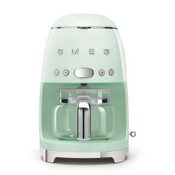 SMEG 50's Retro Style 10-Cup Drip Coffee Machine with Filter, Pastel Green