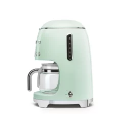 SMEG 50's Retro Style 10-Cup Drip Coffee Machine with Filter, Pastel Green