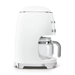 SMEG 50's Retro Style 10-Cup Drip Coffee Machine with Filter, White