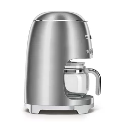 SMEG 50's Retro Style 10-Cup Drip Coffee Machine with Filter, Stainless Steel