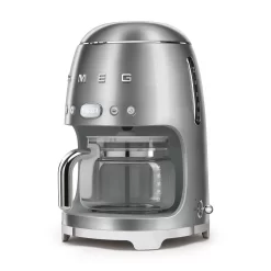 SMEG 50's Retro Style 10-Cup Drip Coffee Machine with Filter, Stainless Steel