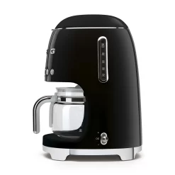SMEG 50's Retro Style 10-Cup Drip Coffee Machine with Filter, Black