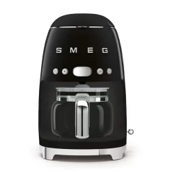 SMEG 50's Retro Style 10-Cup Drip Coffee Machine with Filter, Black
