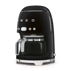 SMEG 50's Retro Style 10-Cup Drip Coffee Machine with Filter, Black