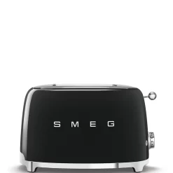 SMEG 50's Retro Style 2 Slice Toaster, Black