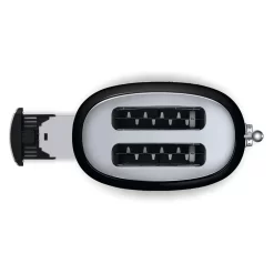 SMEG 50's Retro Style 2 Slice Toaster, Black