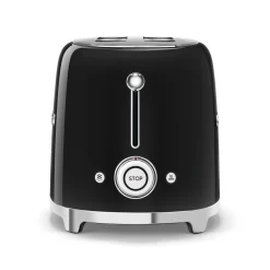 SMEG 50's Retro Style 2 Slice Toaster, Black
