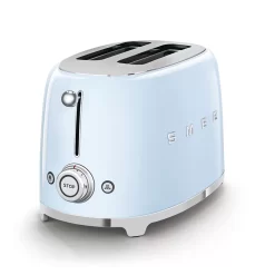 SMEG 50's Retro Style 2 Slice Toaster, Pastel Blue