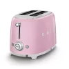 SMEG 50's Retro Style 2 Slice Toaster, Pink