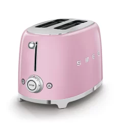 SMEG 50's Retro Style 2 Slice Toaster, Pink