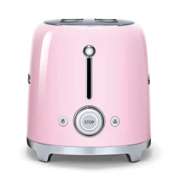 SMEG 50's Retro Style 2 Slice Toaster, Pink