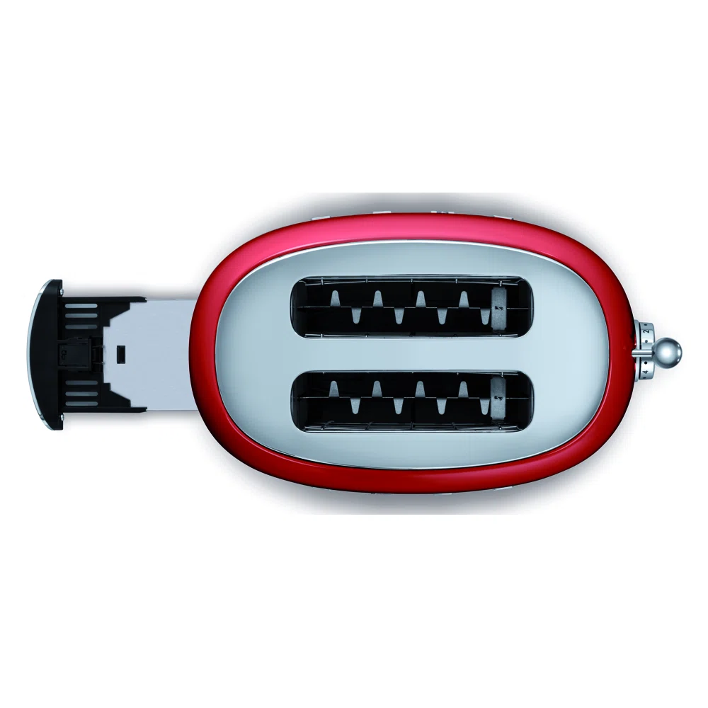 SMEG 50's Retro Style 2 Slice Toaster, Red