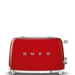 SMEG 50's Retro Style 2 Slice Toaster, Red