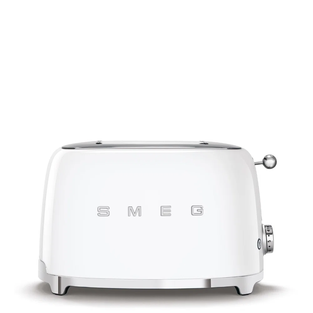 SMEG 50's Retro Style 2 Slice Toaster, White