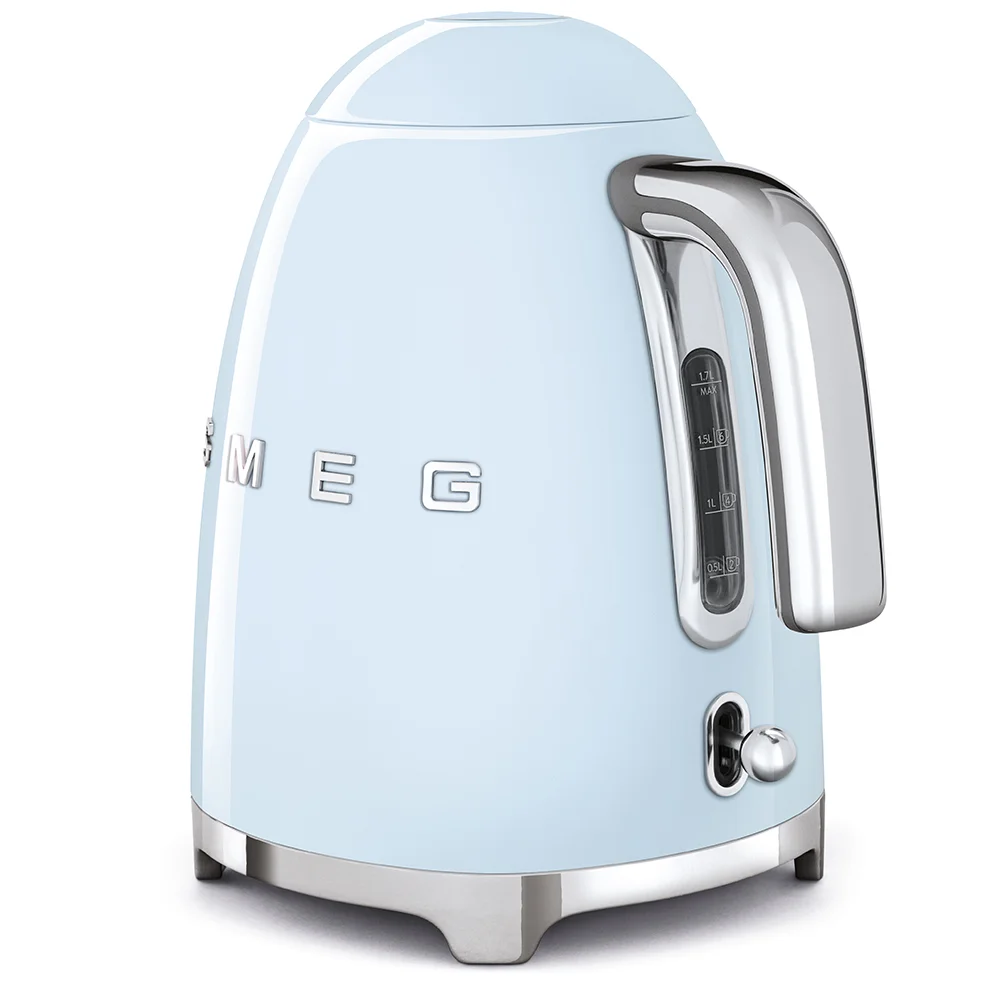 SMEG 50's Retro Style 7-Cup Electric Kettle, Pastel Blue