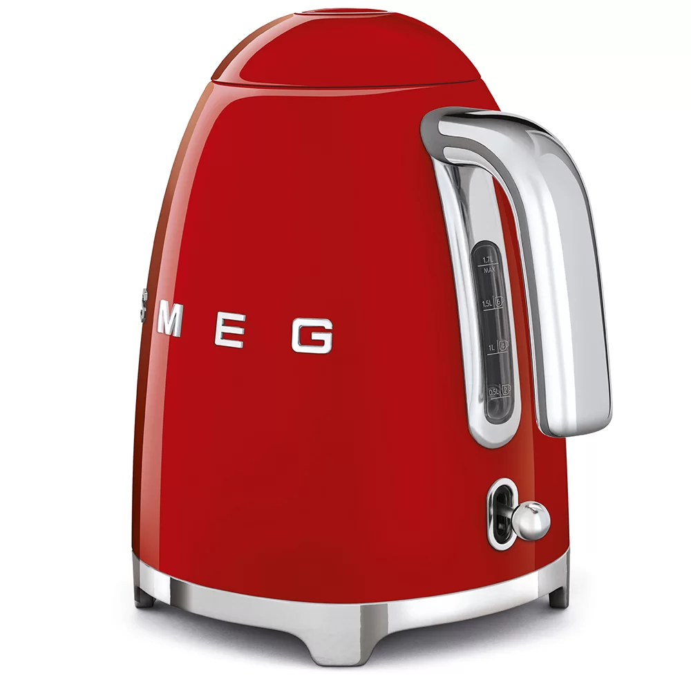 SMEG 50's Retro Style 7-Cup Electric Kettle, Red