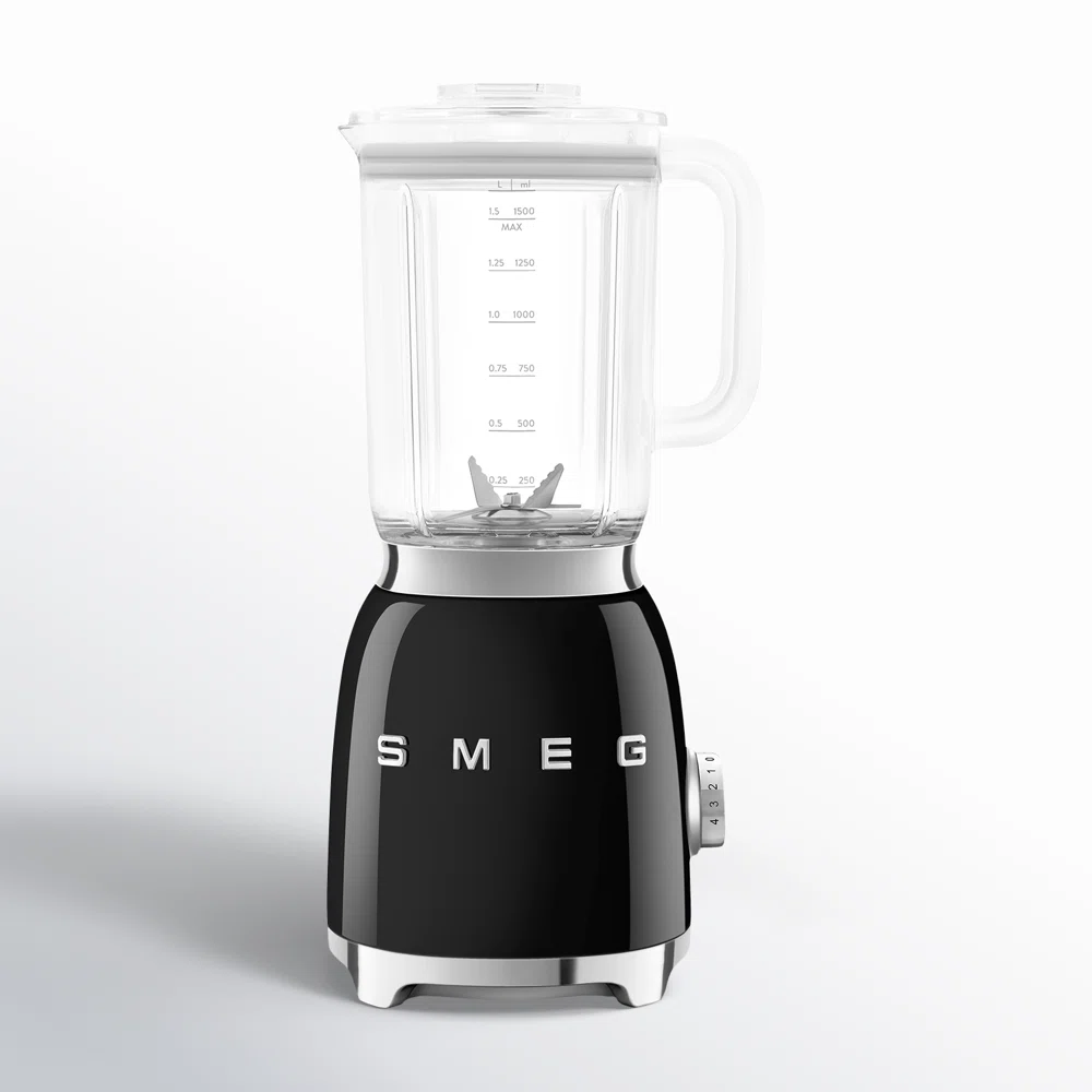 SMEG 50's Retro Style Countertop Blender, Black