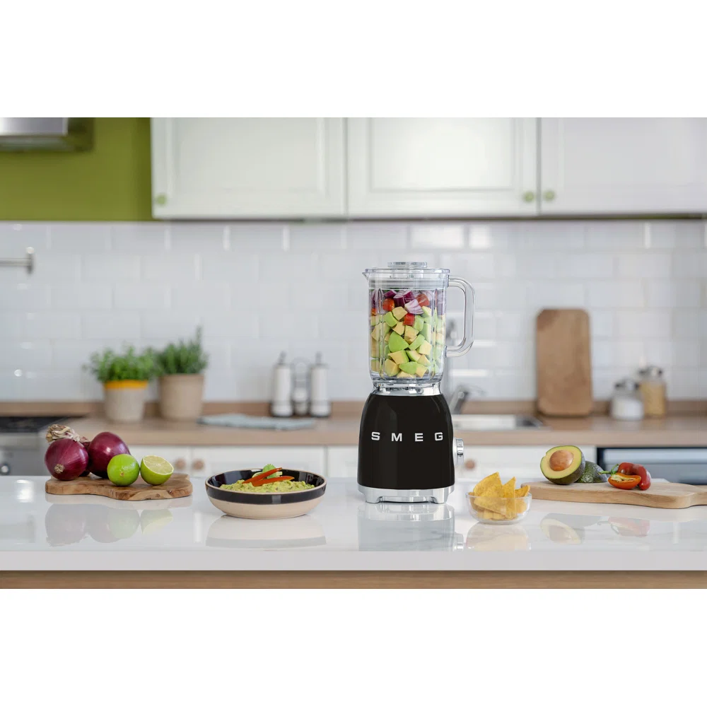 SMEG 50's Retro Style Countertop Blender, Black
