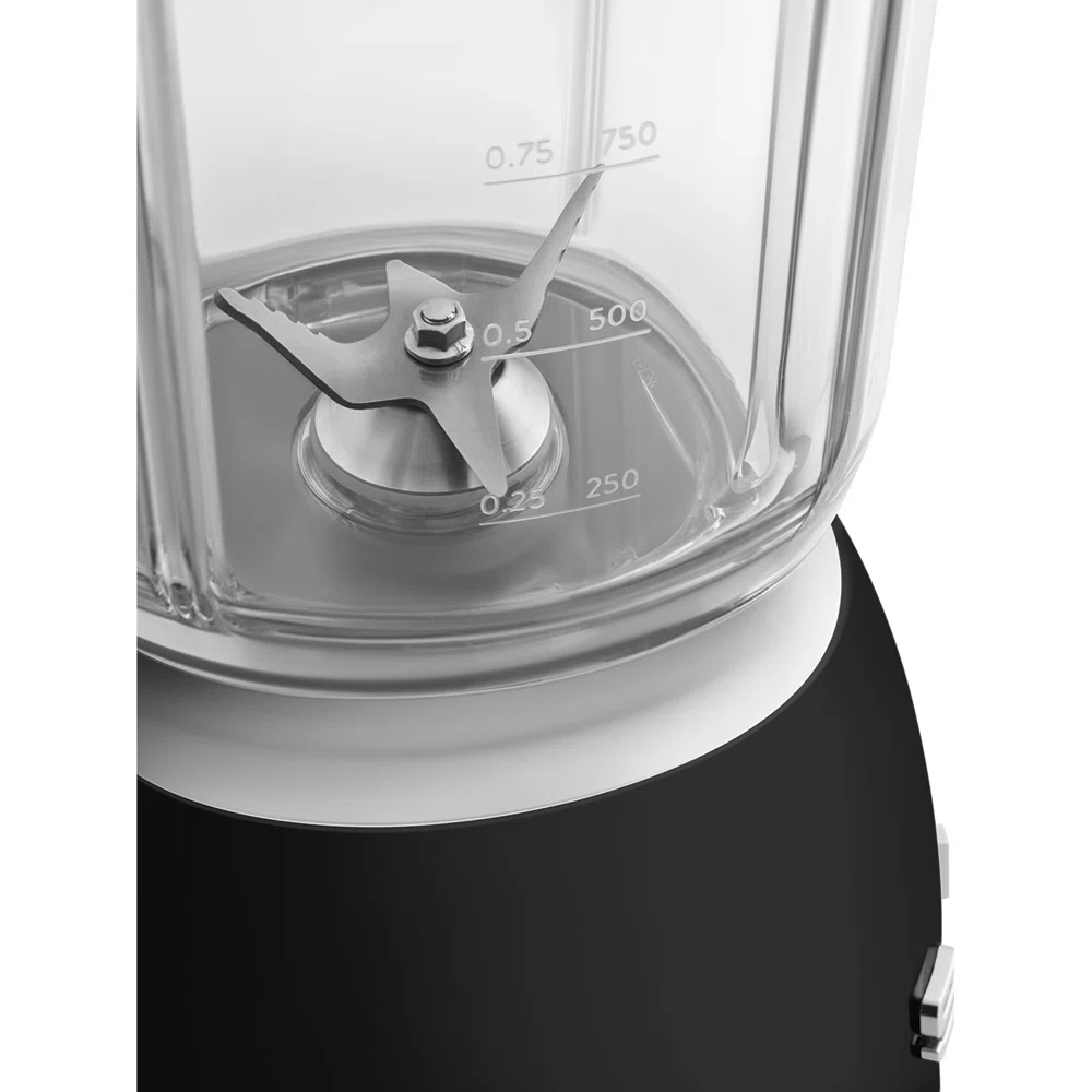 SMEG 50's Retro Style Countertop Blender, Black