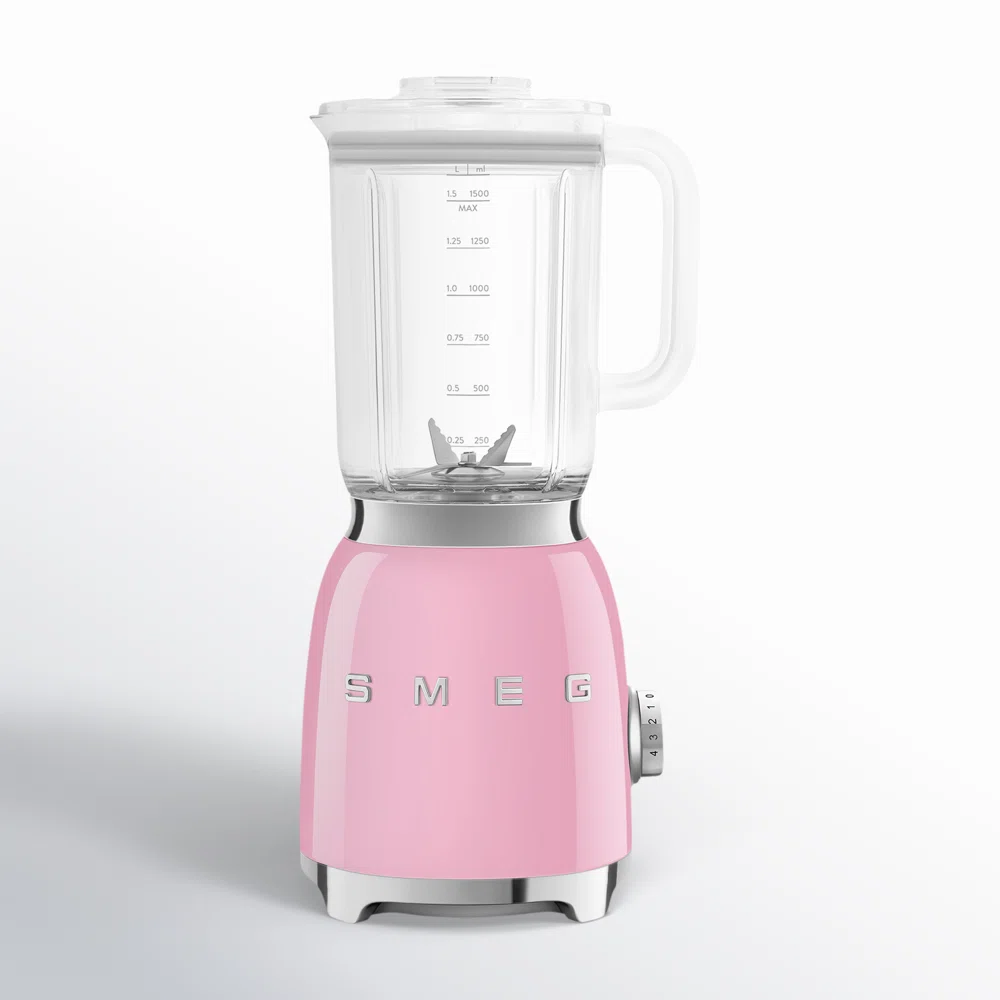 SMEG 50's Retro Style Countertop Blender, Pink