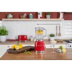 SMEG 50's Retro Style Countertop Blender, Red