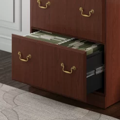 Bush Furniture Saratoga 26.85'' Wide 2 -Drawer File Cabinet - Harvest Cherry