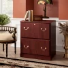 Bush Furniture Saratoga 26.85'' Wide 2 -Drawer File Cabinet - Harvest Cherry