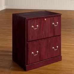 Bush Furniture Saratoga 26.85'' Wide 2 -Drawer File Cabinet - Harvest Cherry