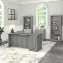 Bush Furniture Saratoga 26.85'' Wide 2 -Drawer File Cabinet - Modern Gray