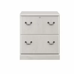 Bush Furniture Saratoga 26.85'' Wide 2 -Drawer File Cabinet - Linen White Oak