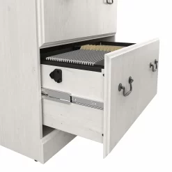 Bush Furniture Saratoga 26.85'' Wide 2 -Drawer File Cabinet - Linen White Oak