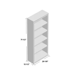 Bush Furniture Saratoga Bookcase - Harvest Cherry